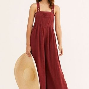 Free People sun-drenched overalls